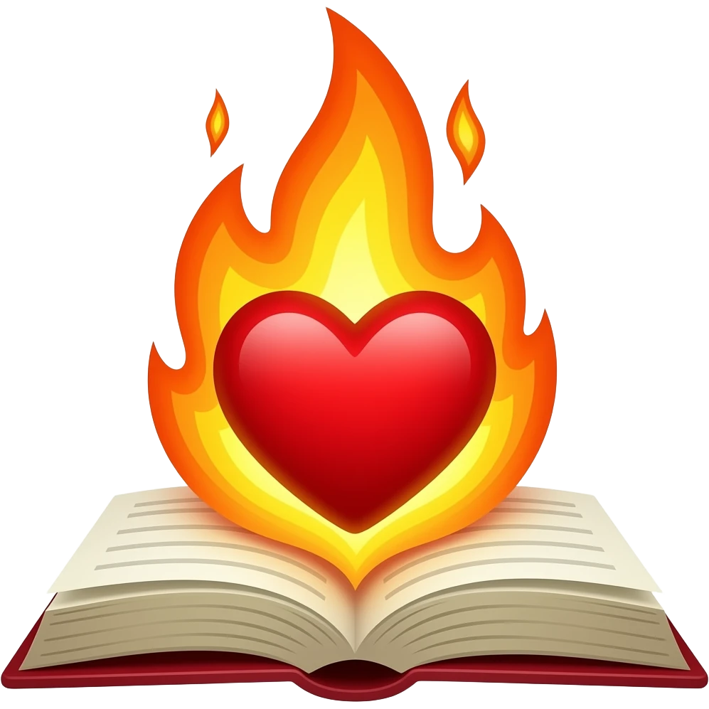 📖❤️‍🔥 emoji