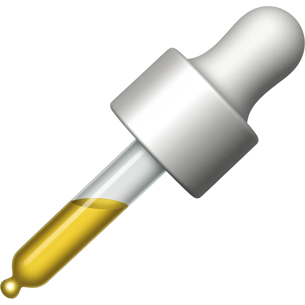 colored dropper emoji