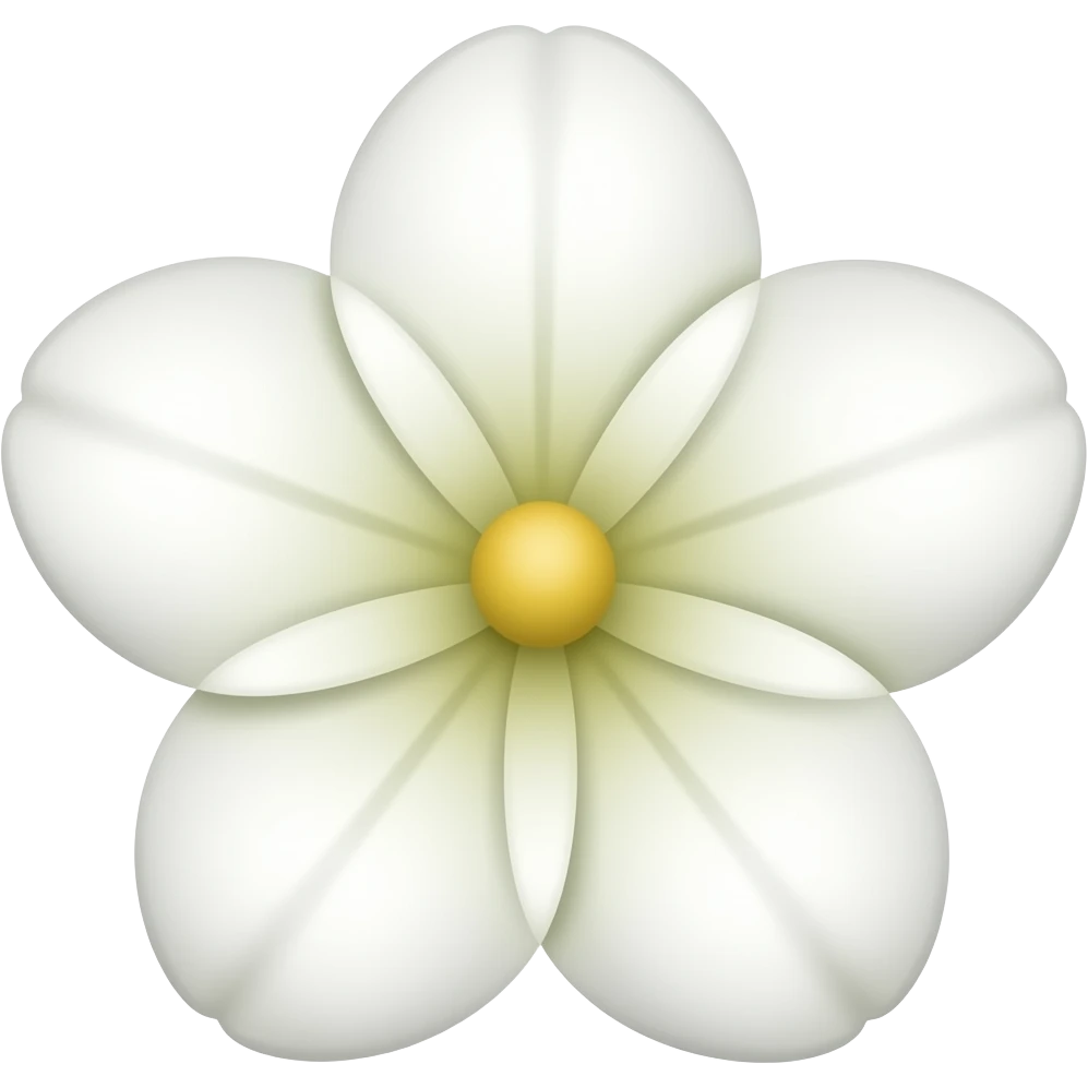 white flower emoji