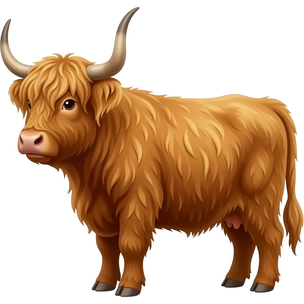 Highland cow emoji
