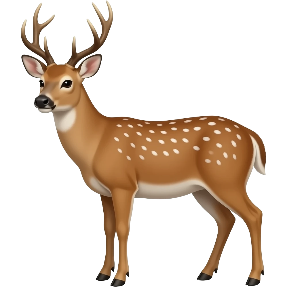 Red deer emoji