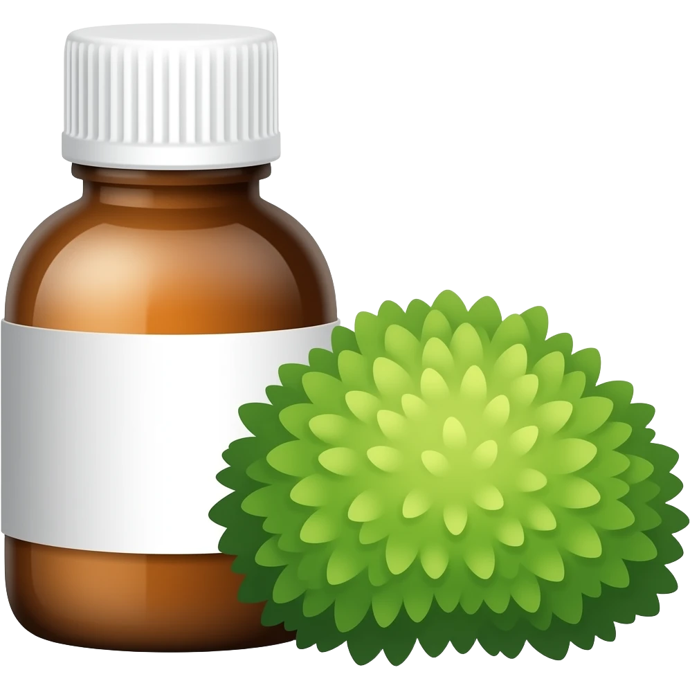 medicine beside bush emoji