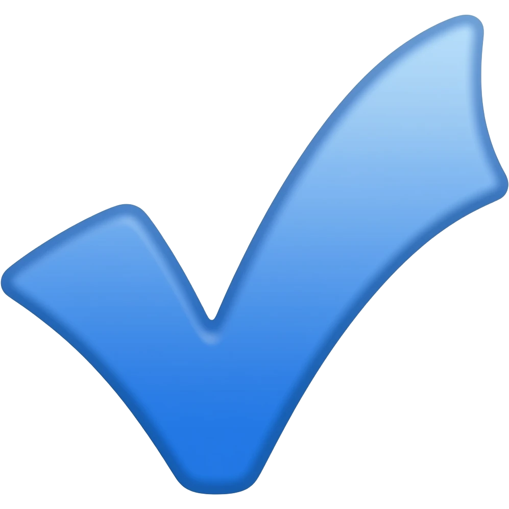 Meta verified blue tick emoji