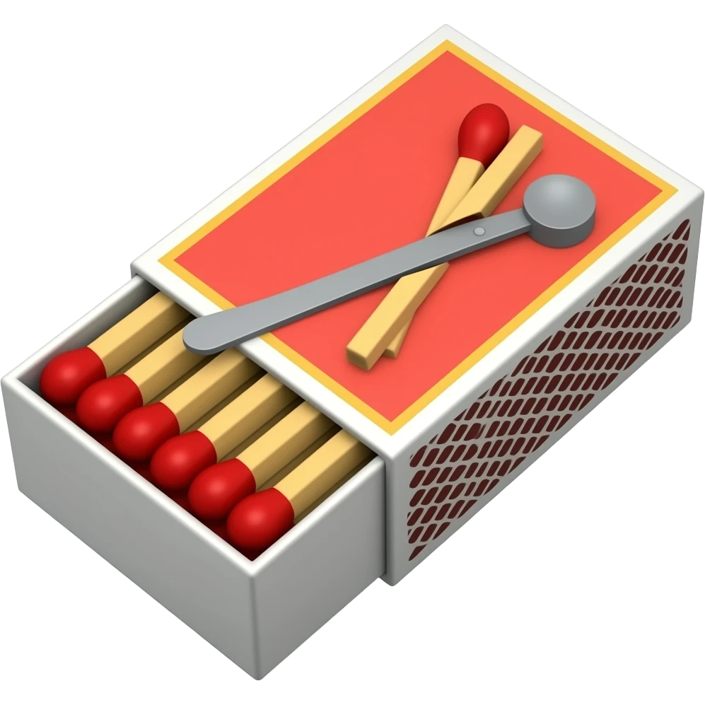 3D match box emoji
