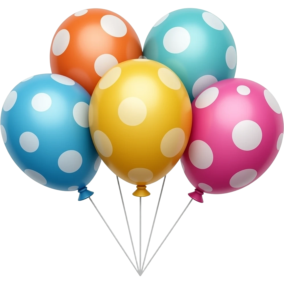 Birthday balloons emoji
