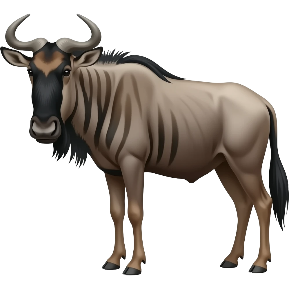 Wildebeest emoji