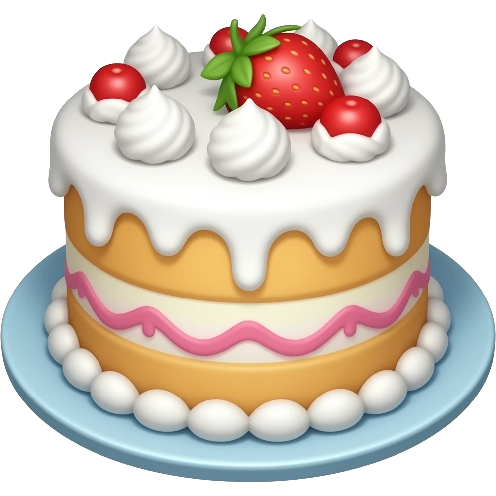 I want a cake  emoji emoji