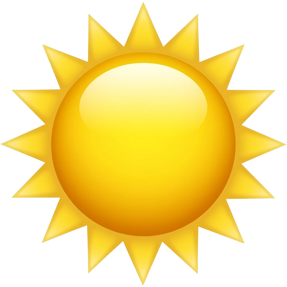 Sun emoji