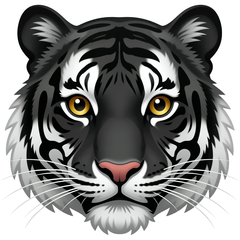 راس نمر اسود emoji