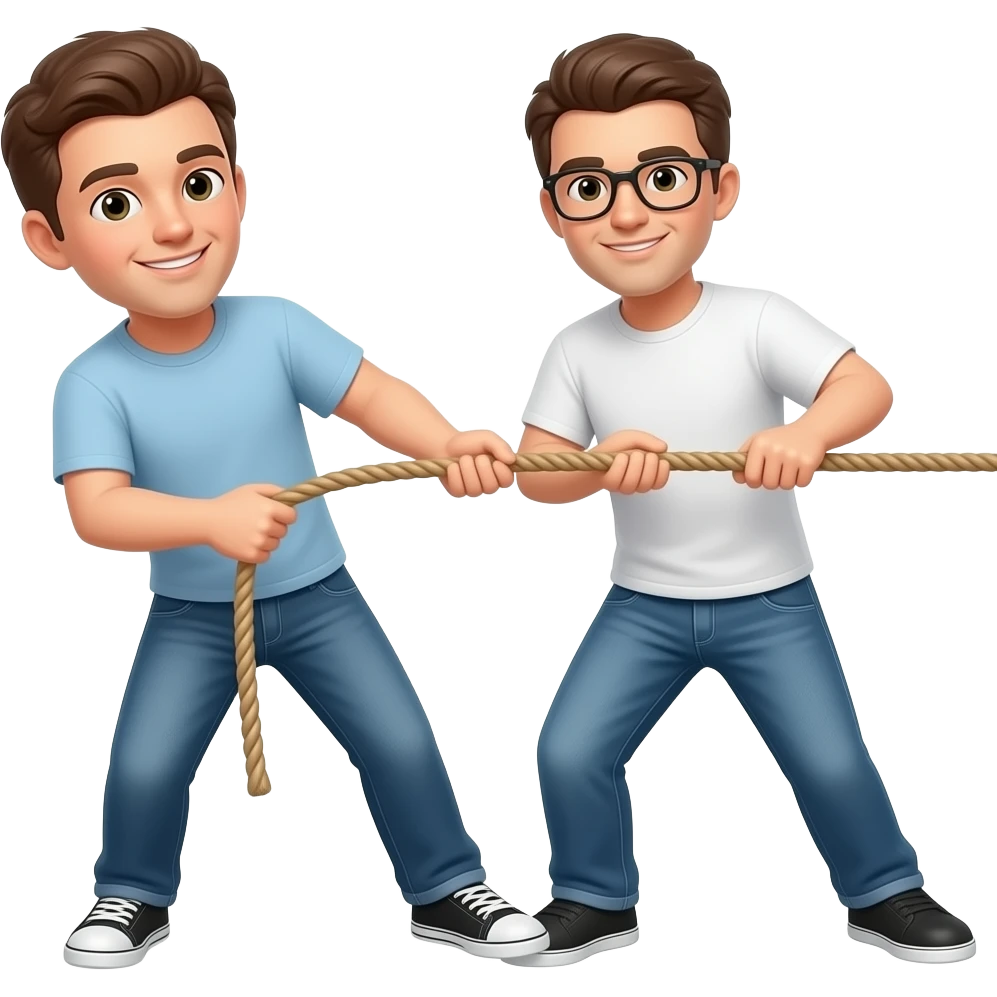 pulling a rope emoji