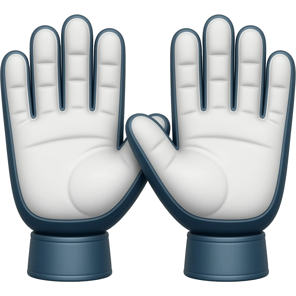 Guantes de portero de fútbol emoji
