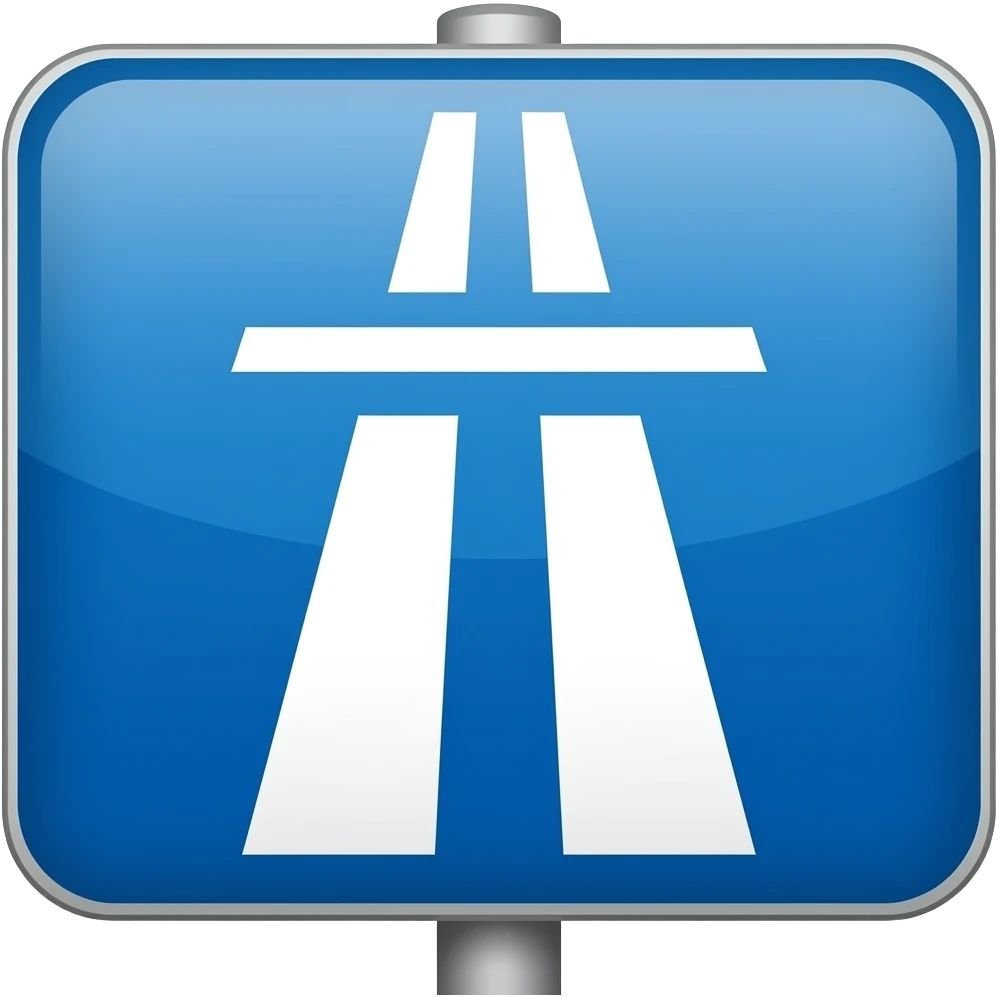 highway sign emoji