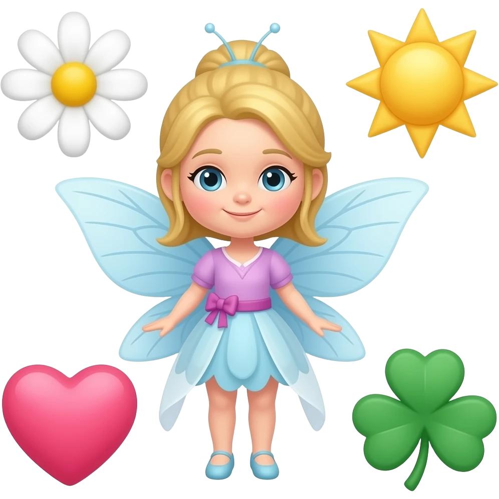 🌼💗🧚🏻‍♀️🌞🍀 emoji