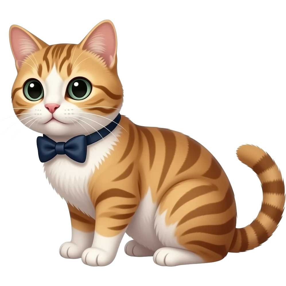 Cats with Bow Tie emoji