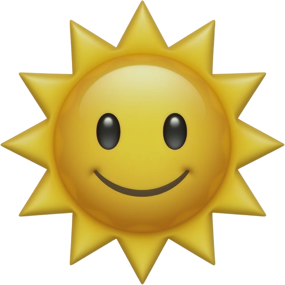 ایموجی شیرو خورشید بساز emoji