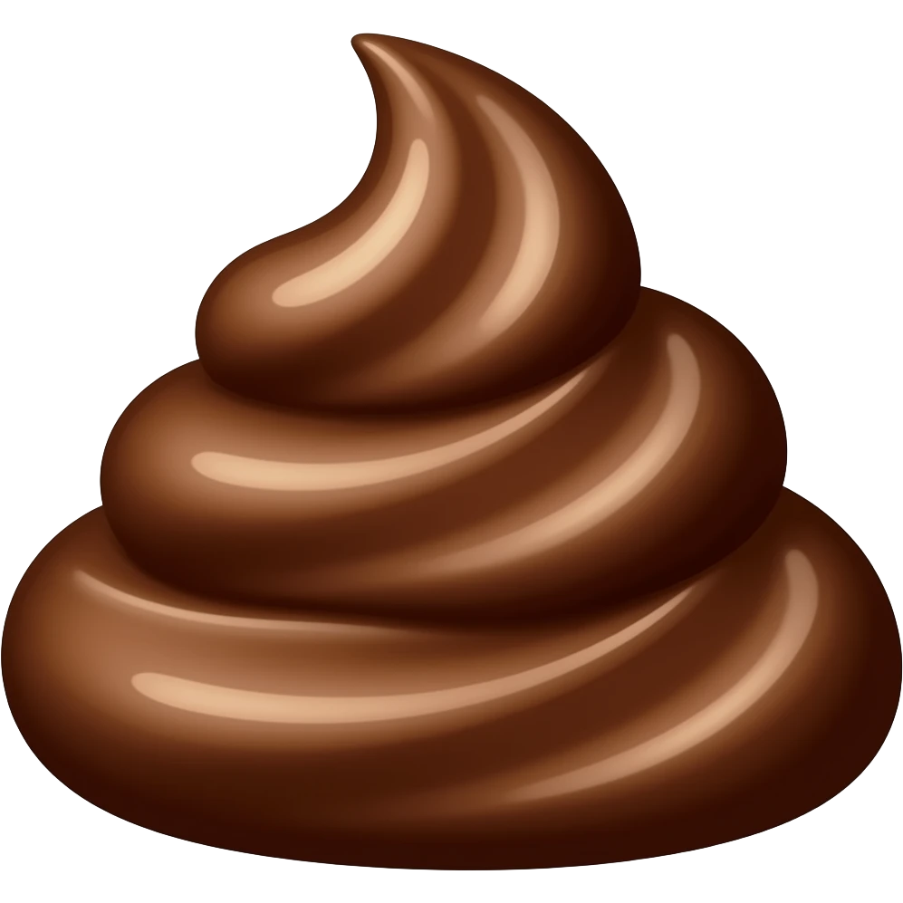 chcolate paste emoji