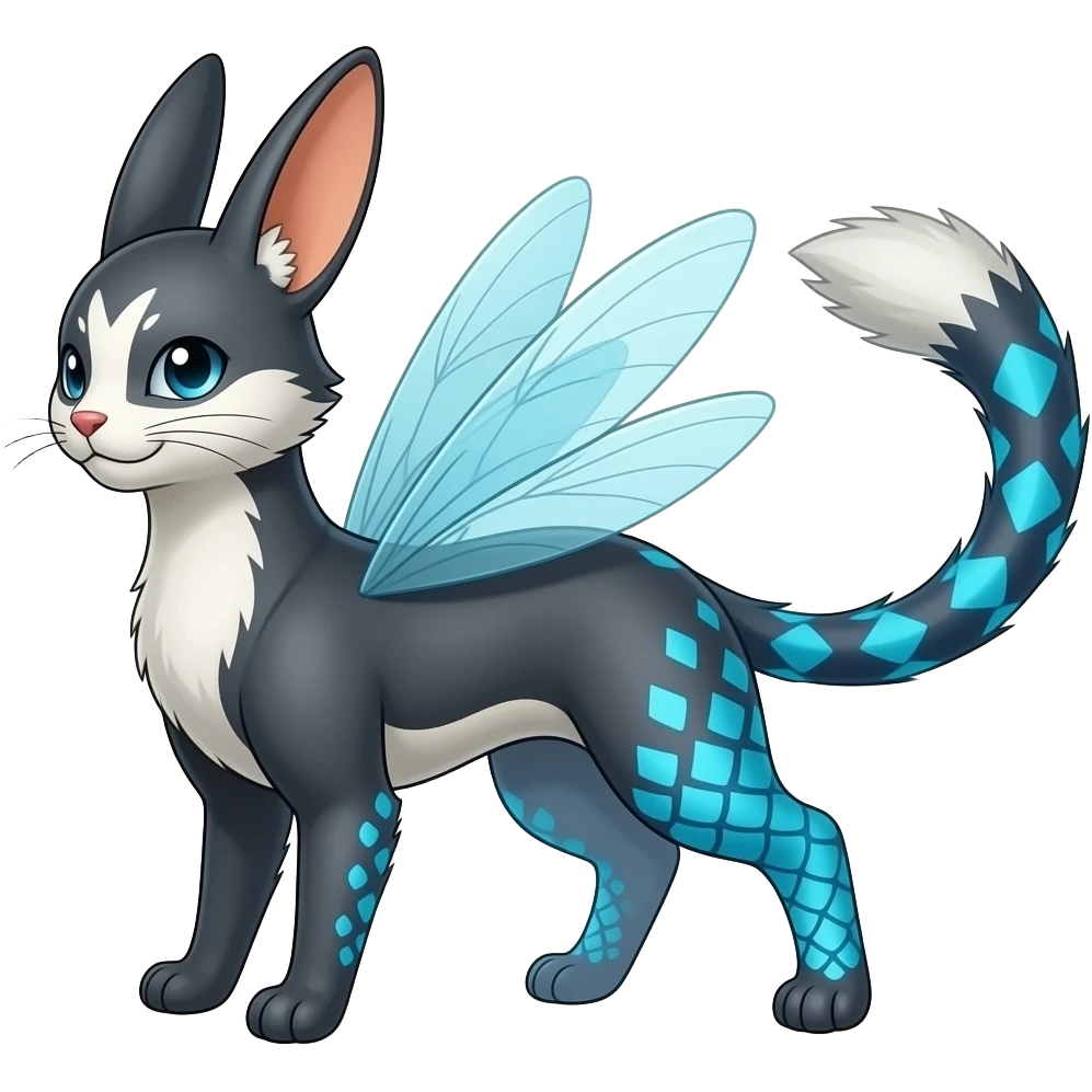 Meowstic-Minccino-Furret-Milotic-Exveemon-Digimon-hybrid emoji