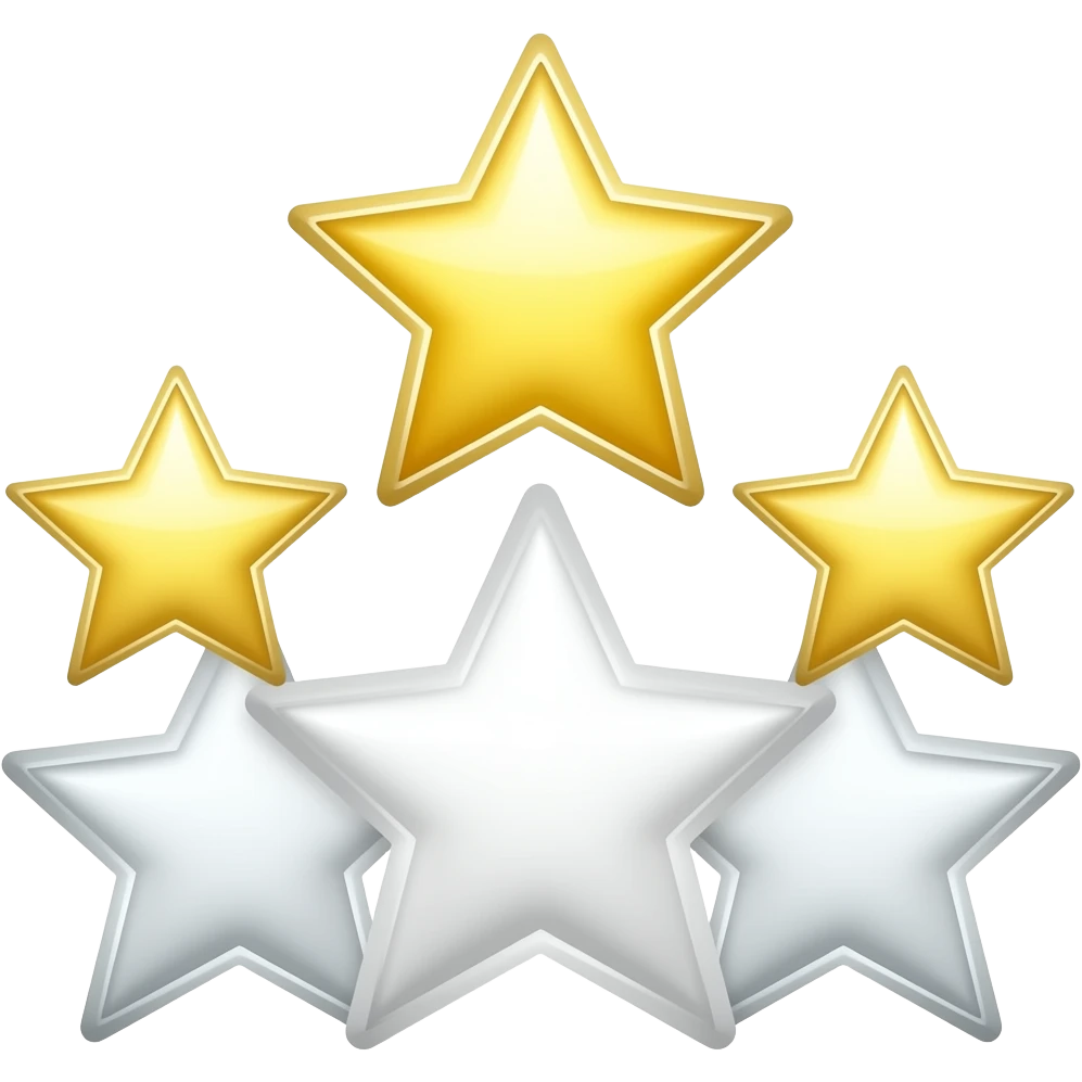3 estrellas emoji