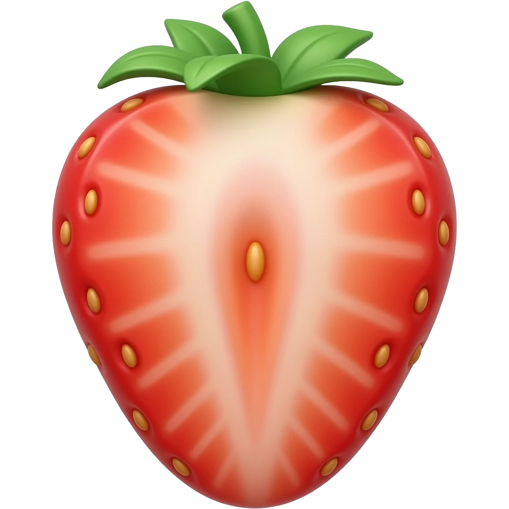 ماه توت فرنگی emoji