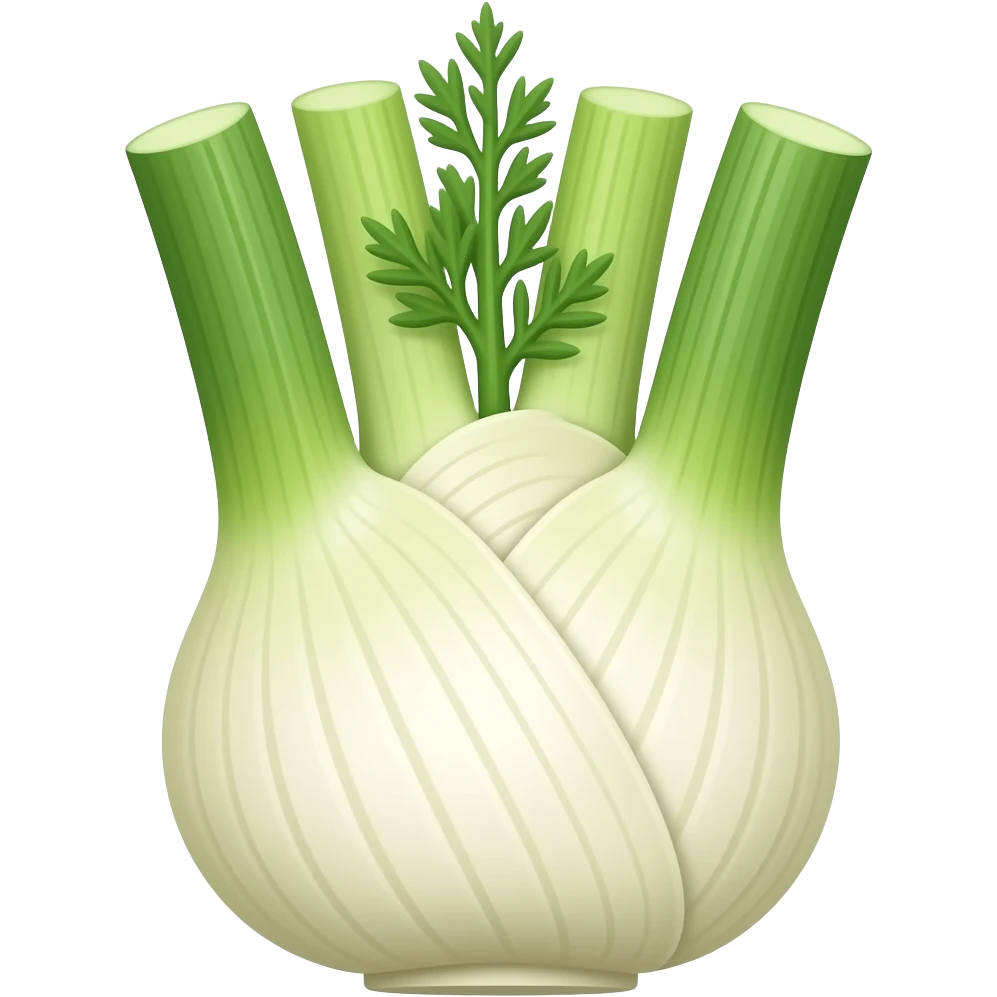 fennel bulb with 1 branche emoji