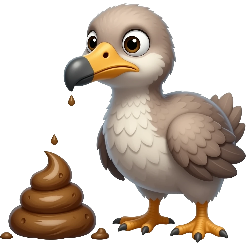 🦤😖💩 emoji