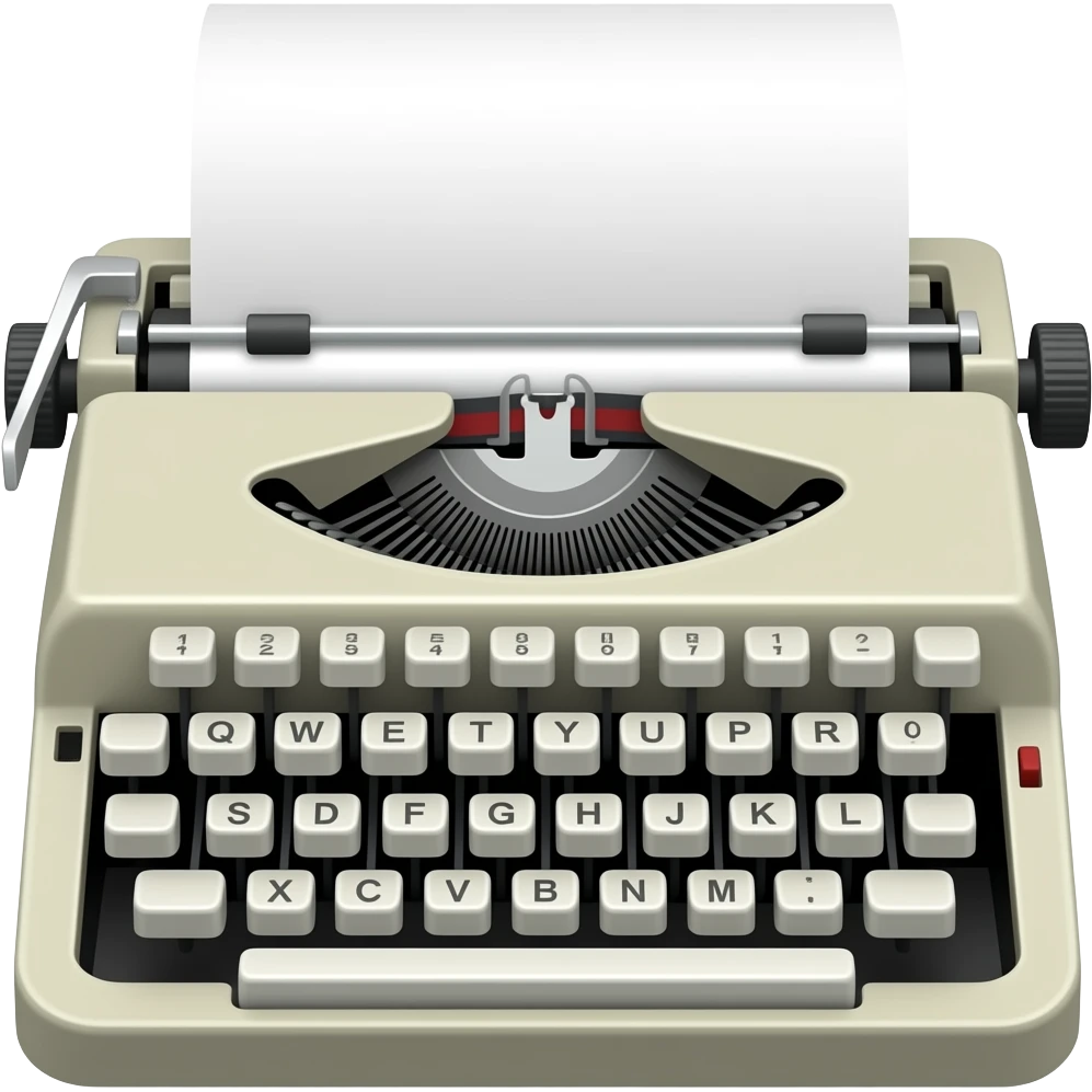 type writer emoji
