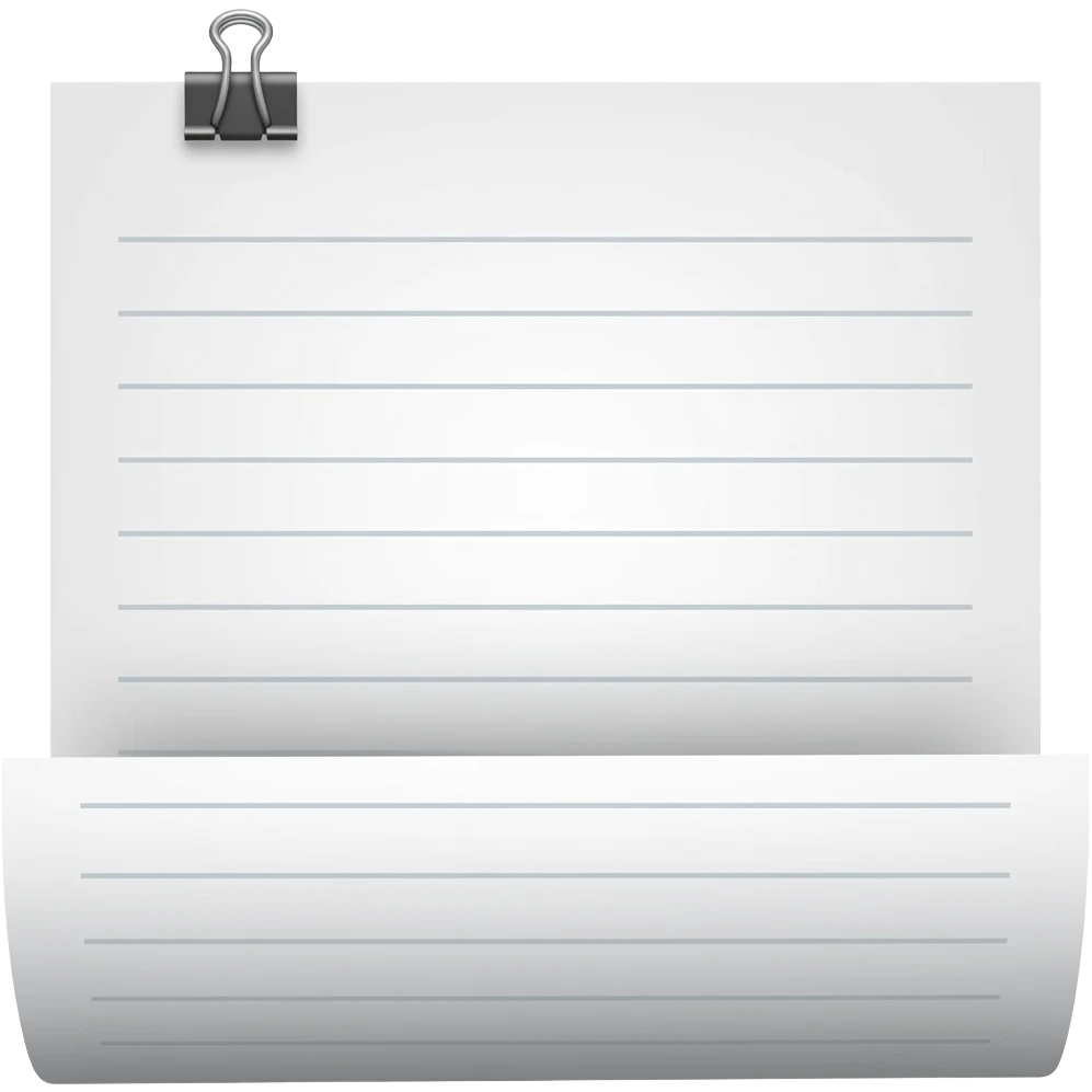 Paper emoji