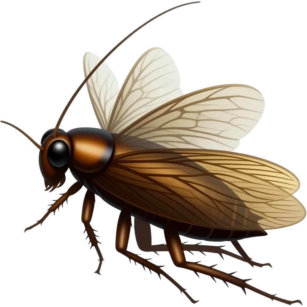 There is a cockroach in profile emoji