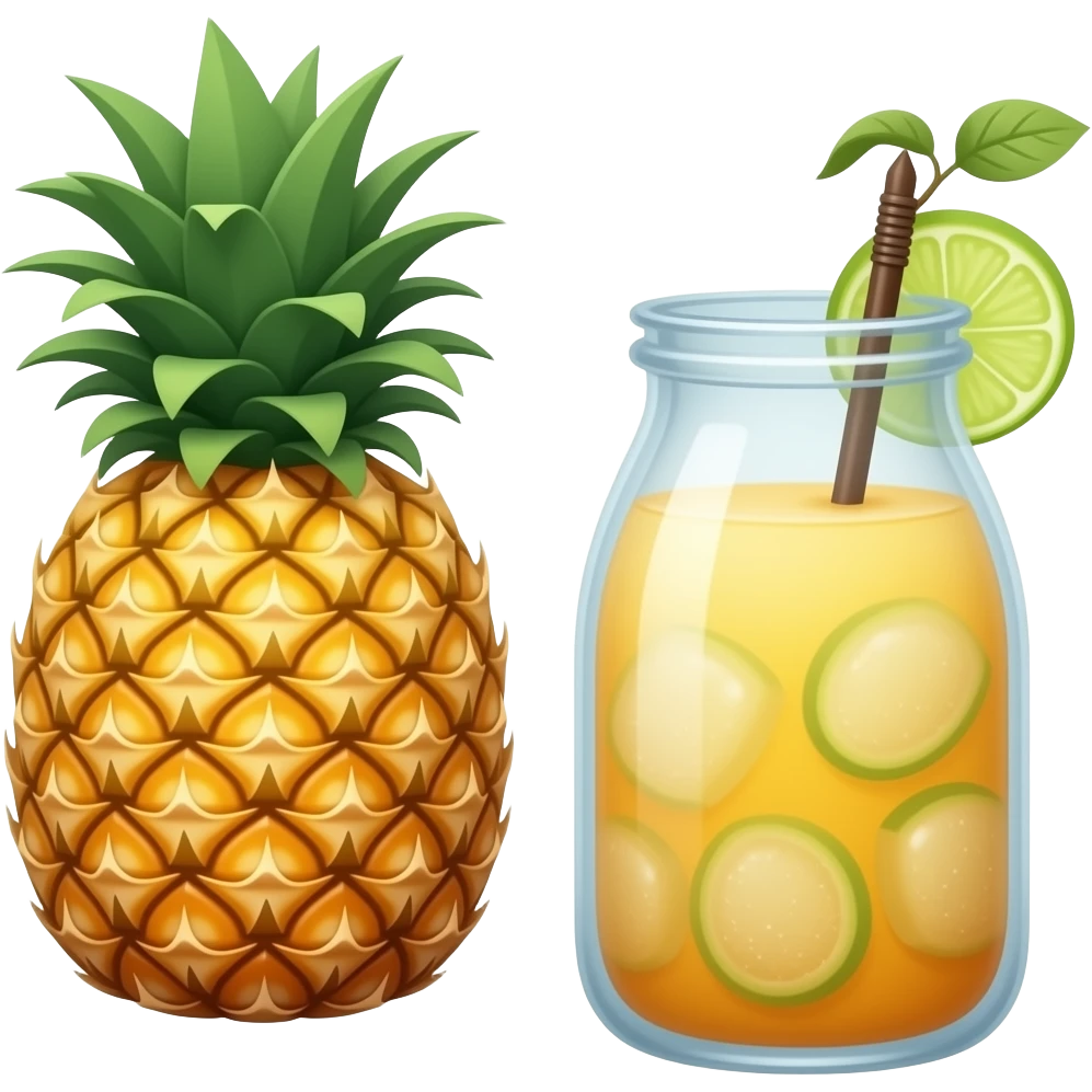 pixel pinacolada emoji