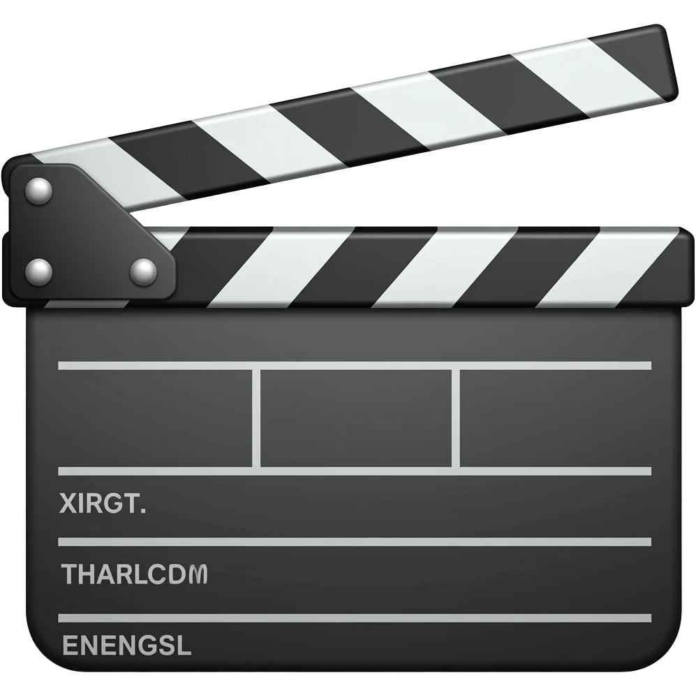 Clapper Board emoji