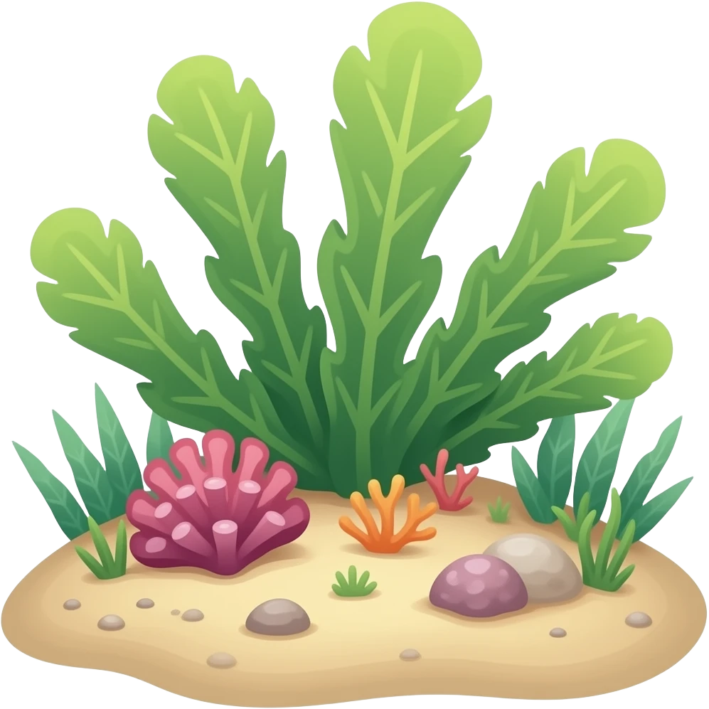 sea plants emoji