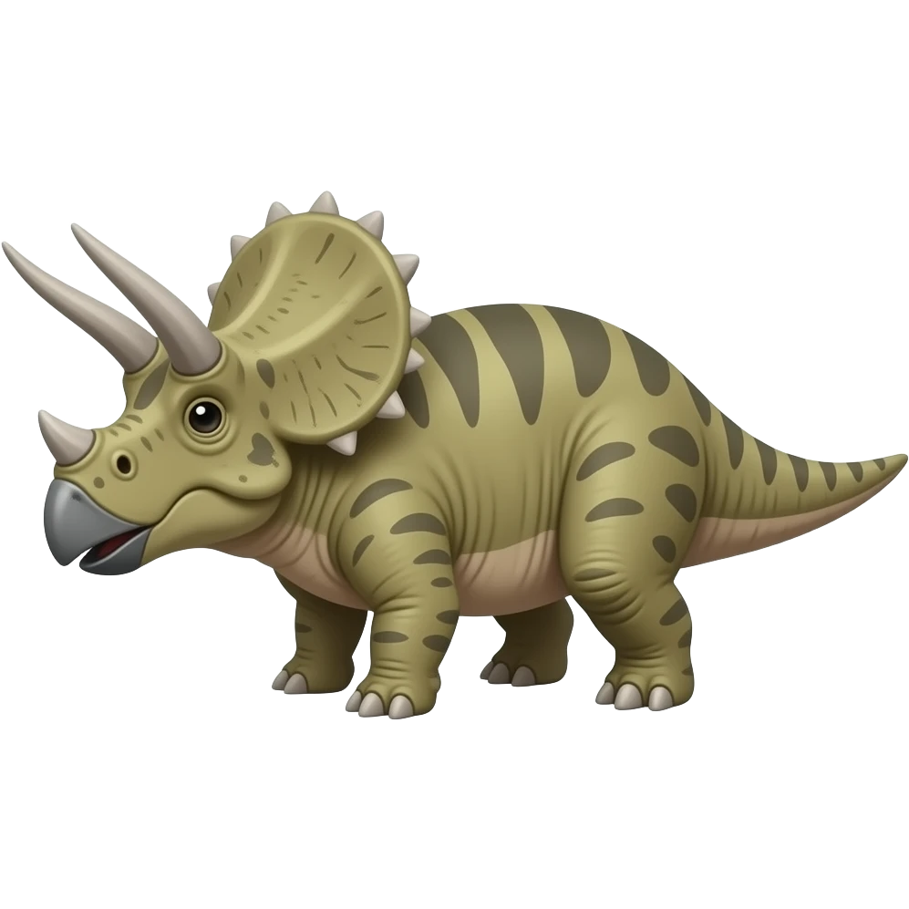Triceratops emoji