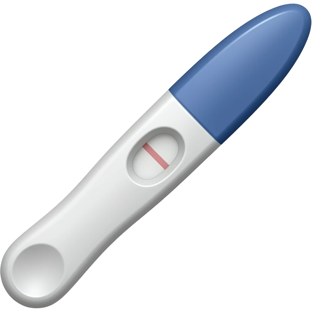 Pregnancy test emoji