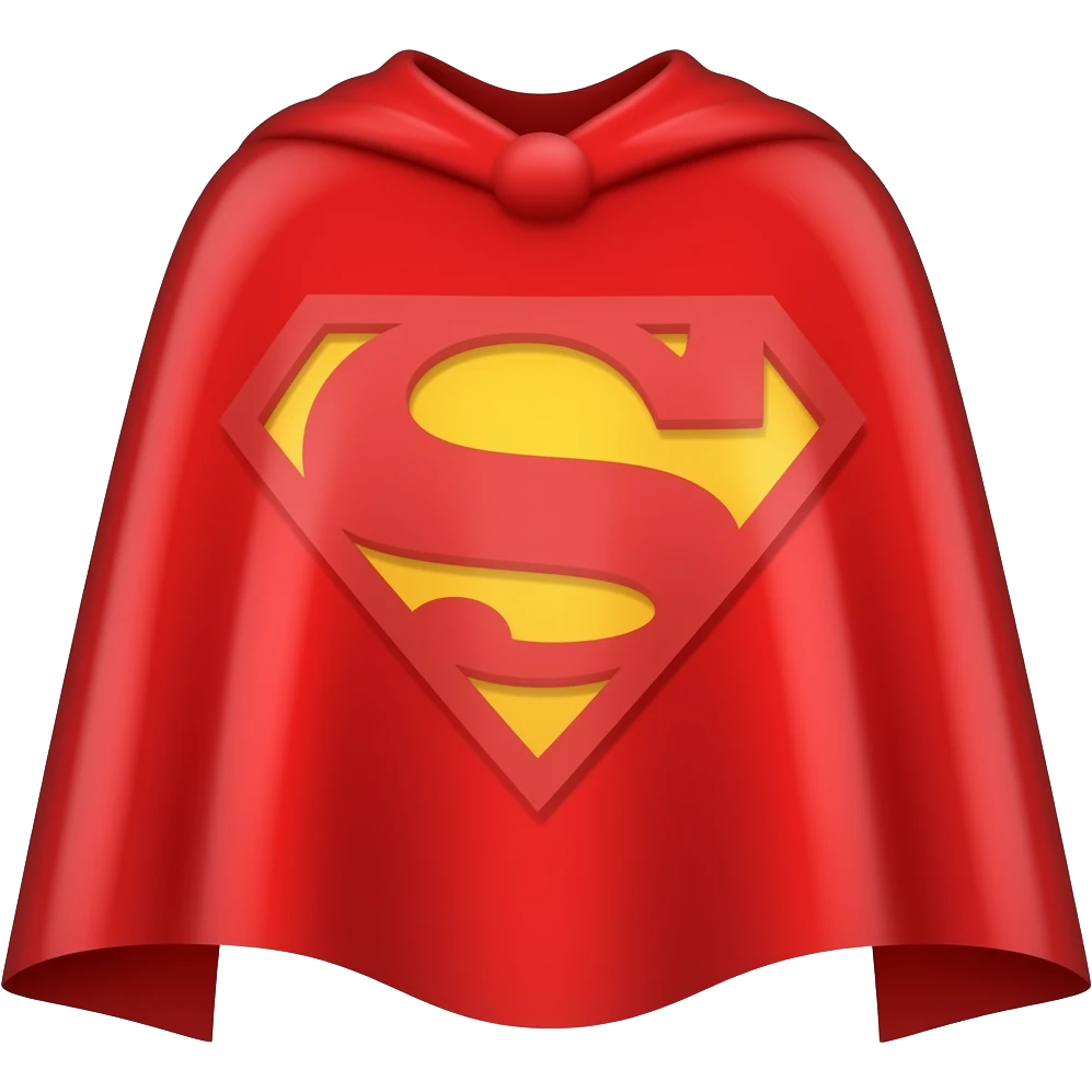 superhero cape emoji