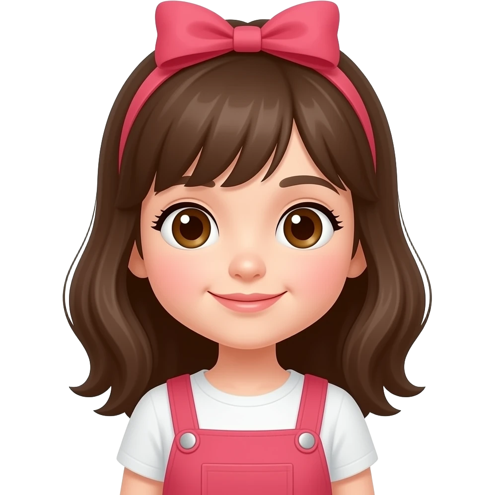 cute girl realistic emoji