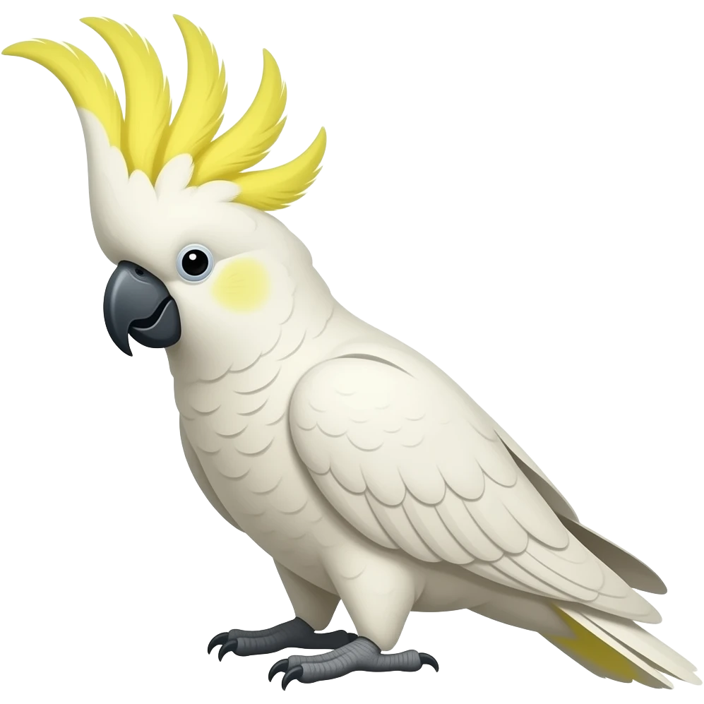 Sulphur creasted cockatoo emoji