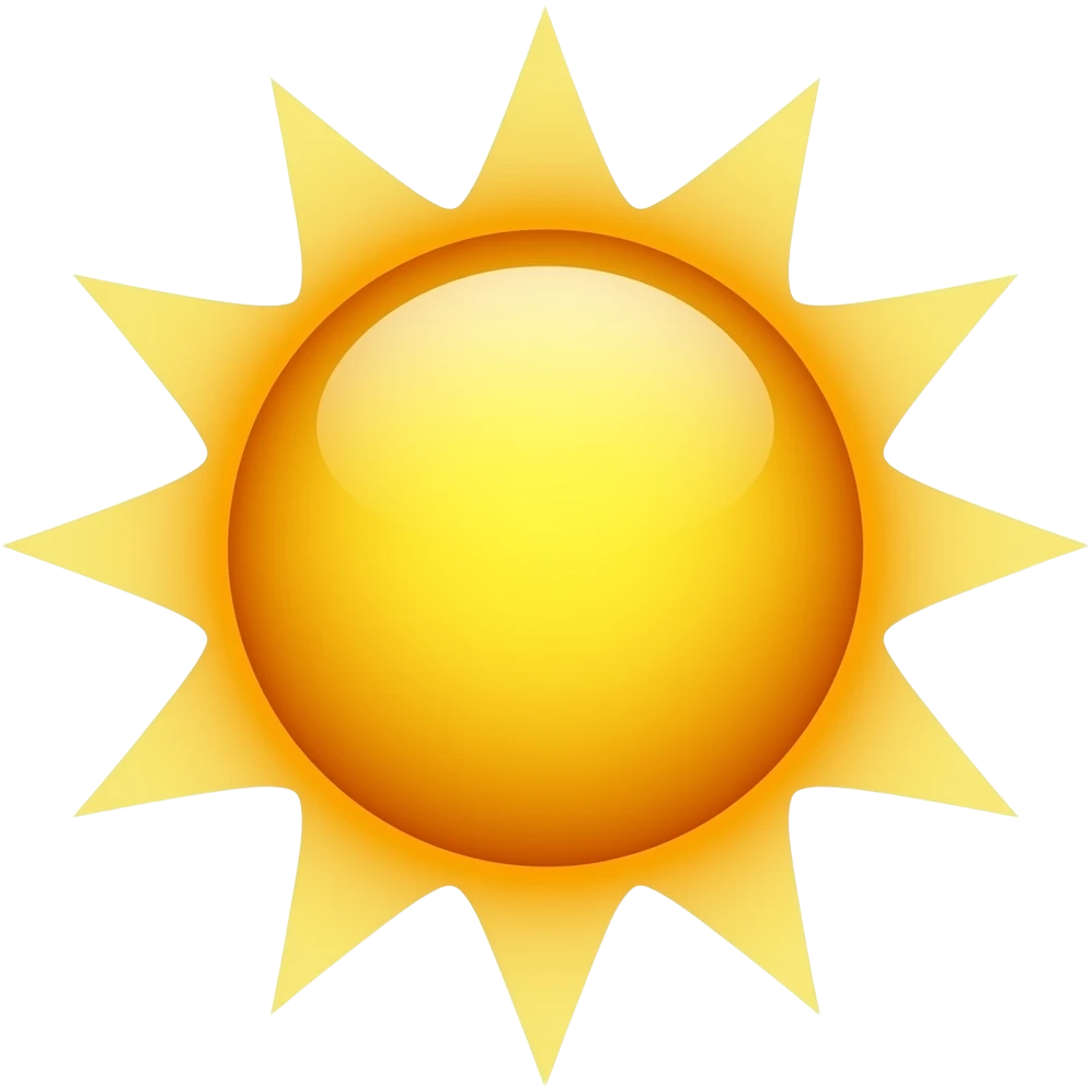 Sun emoji