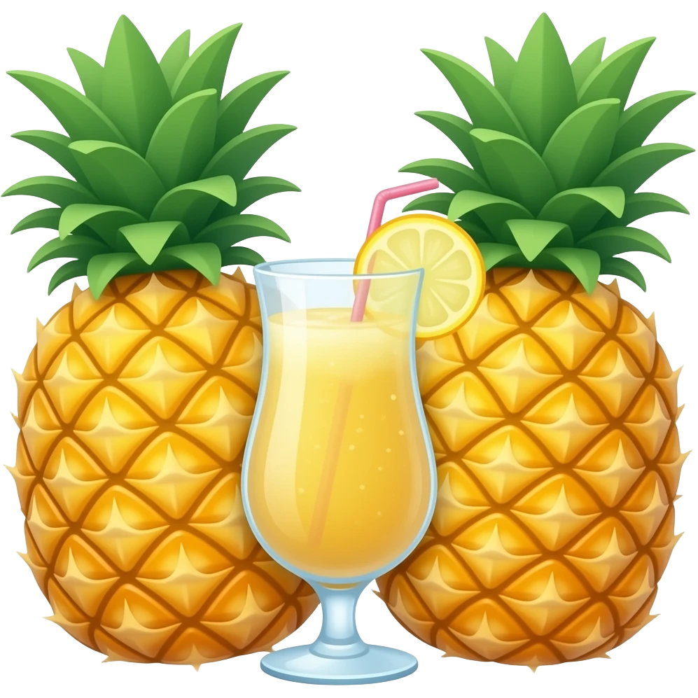pixel pinacolada emoji