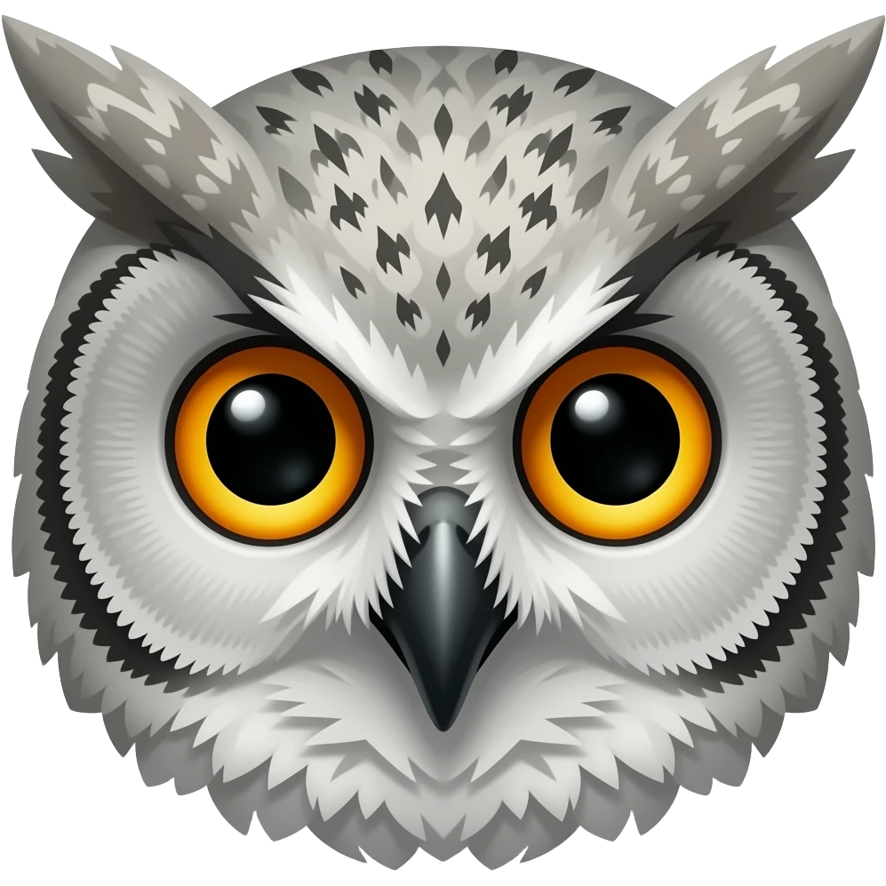 Owl face emoji