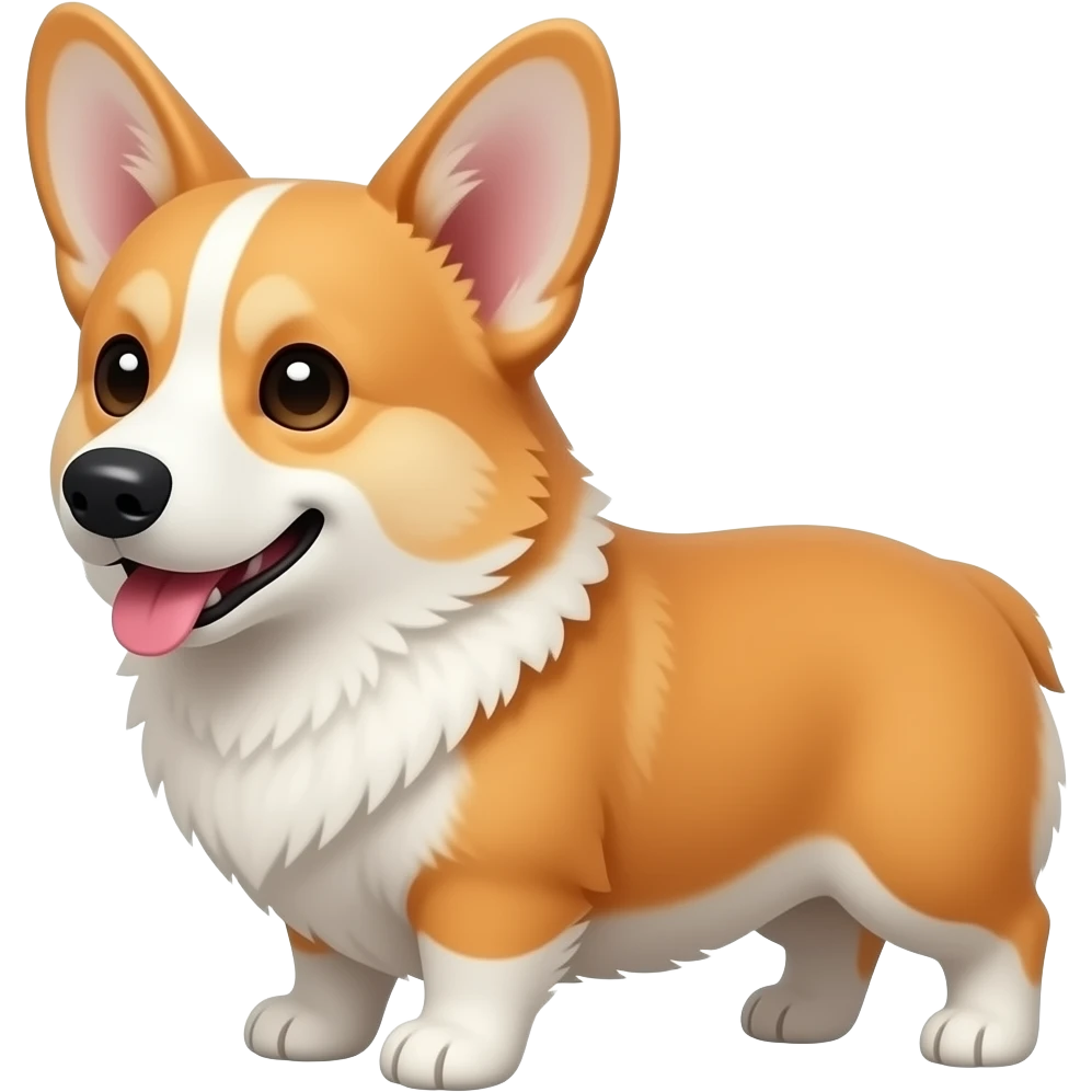 Corgi texting emoji