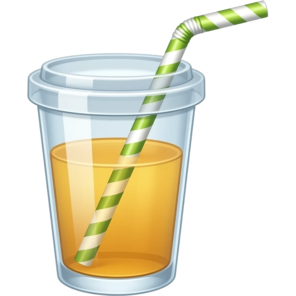 Straw only emoji