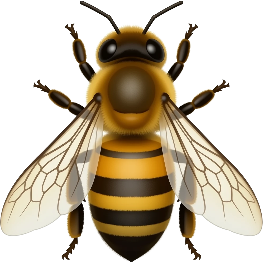 Female bee emoji
