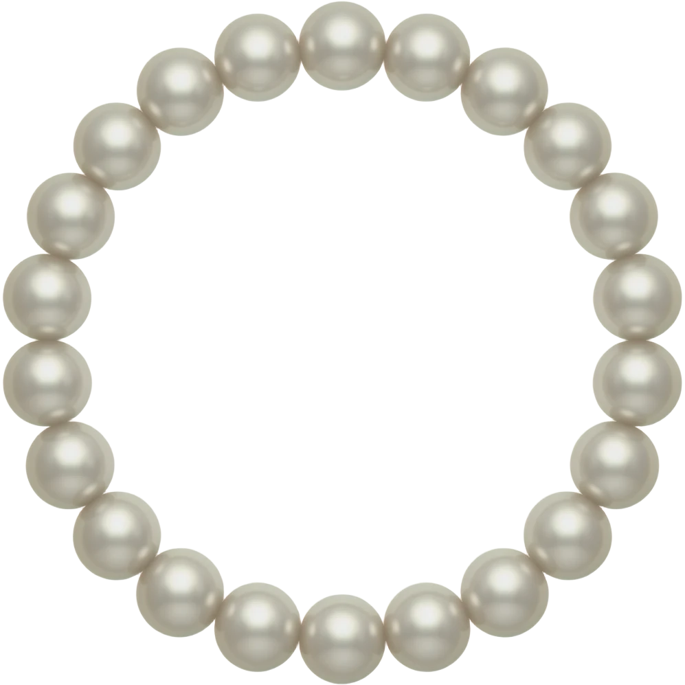 Pearl necklace emoji