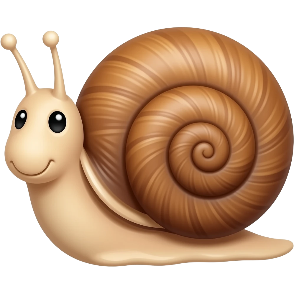 улитка мультяшная emoji