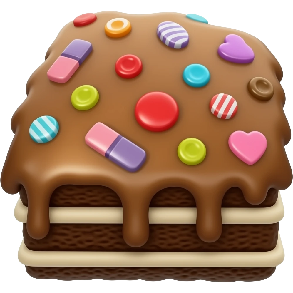 brownie emoji