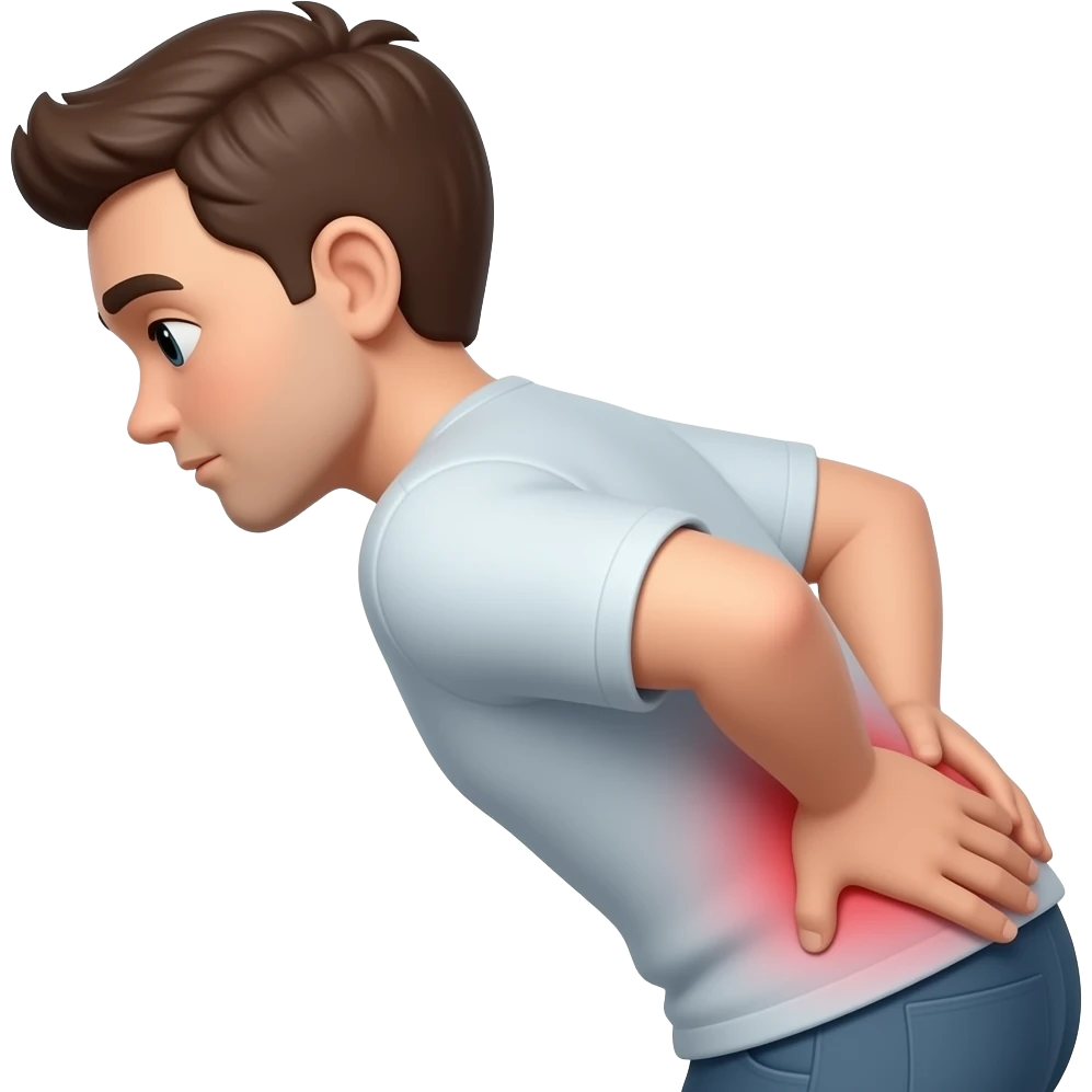mal parado dolor de espalda emoji