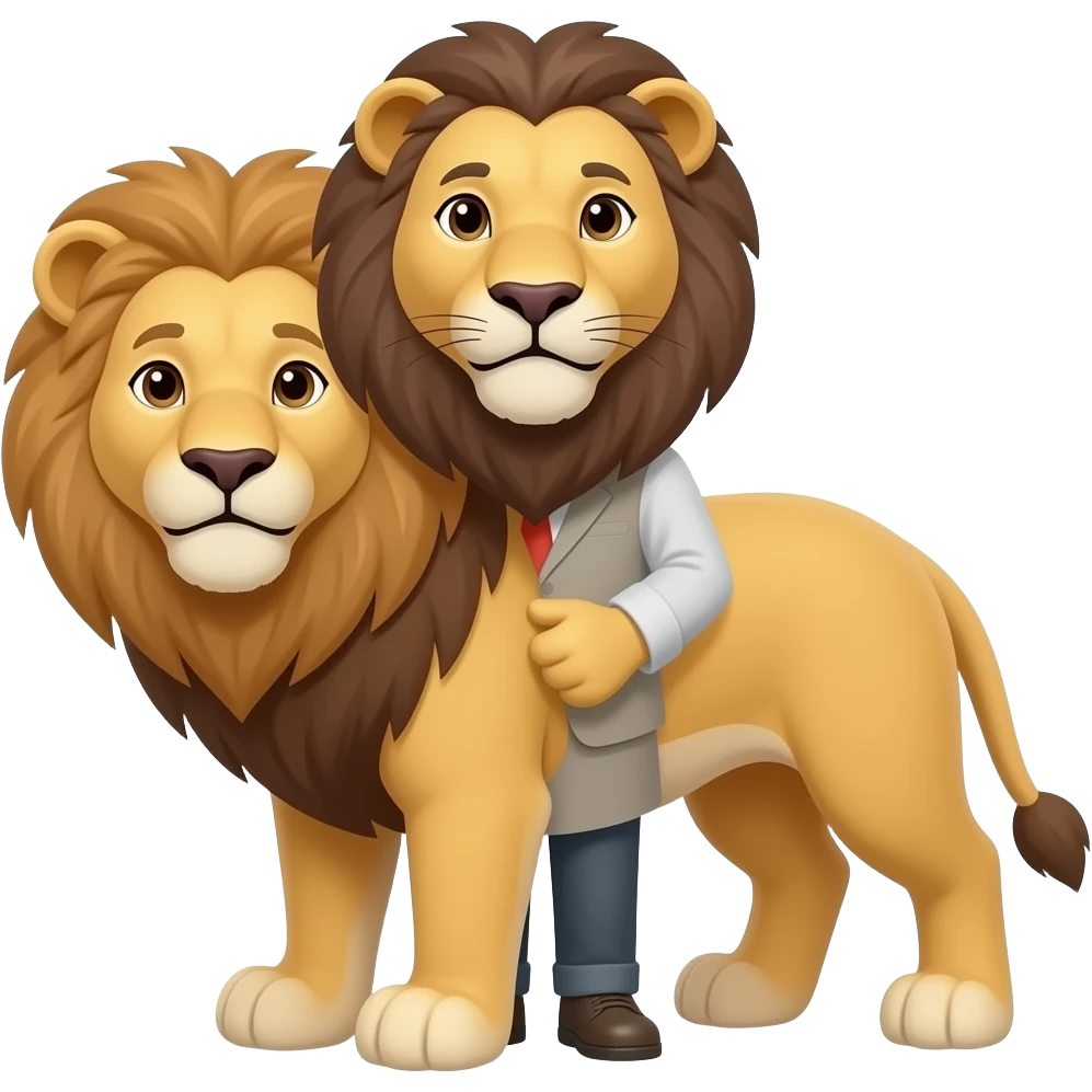 Lion Data analyst emoji