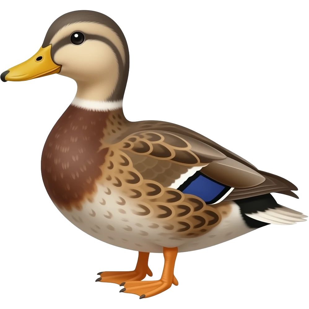Dusky duck emoji