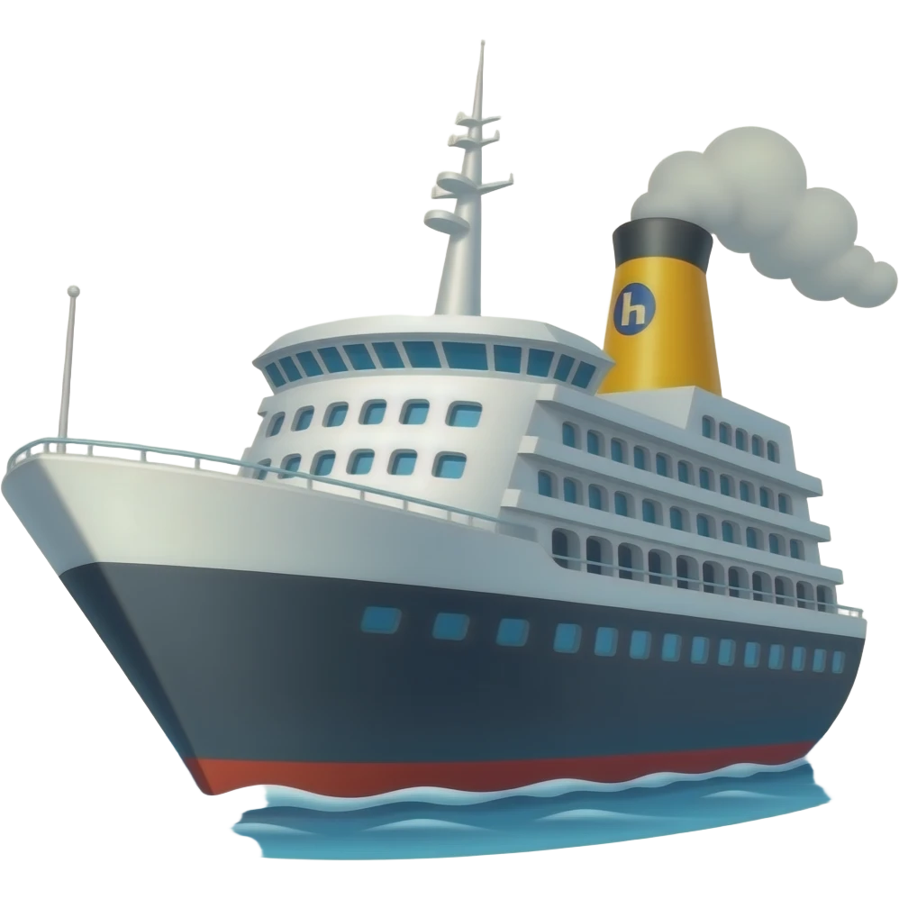 passenger ship emoji