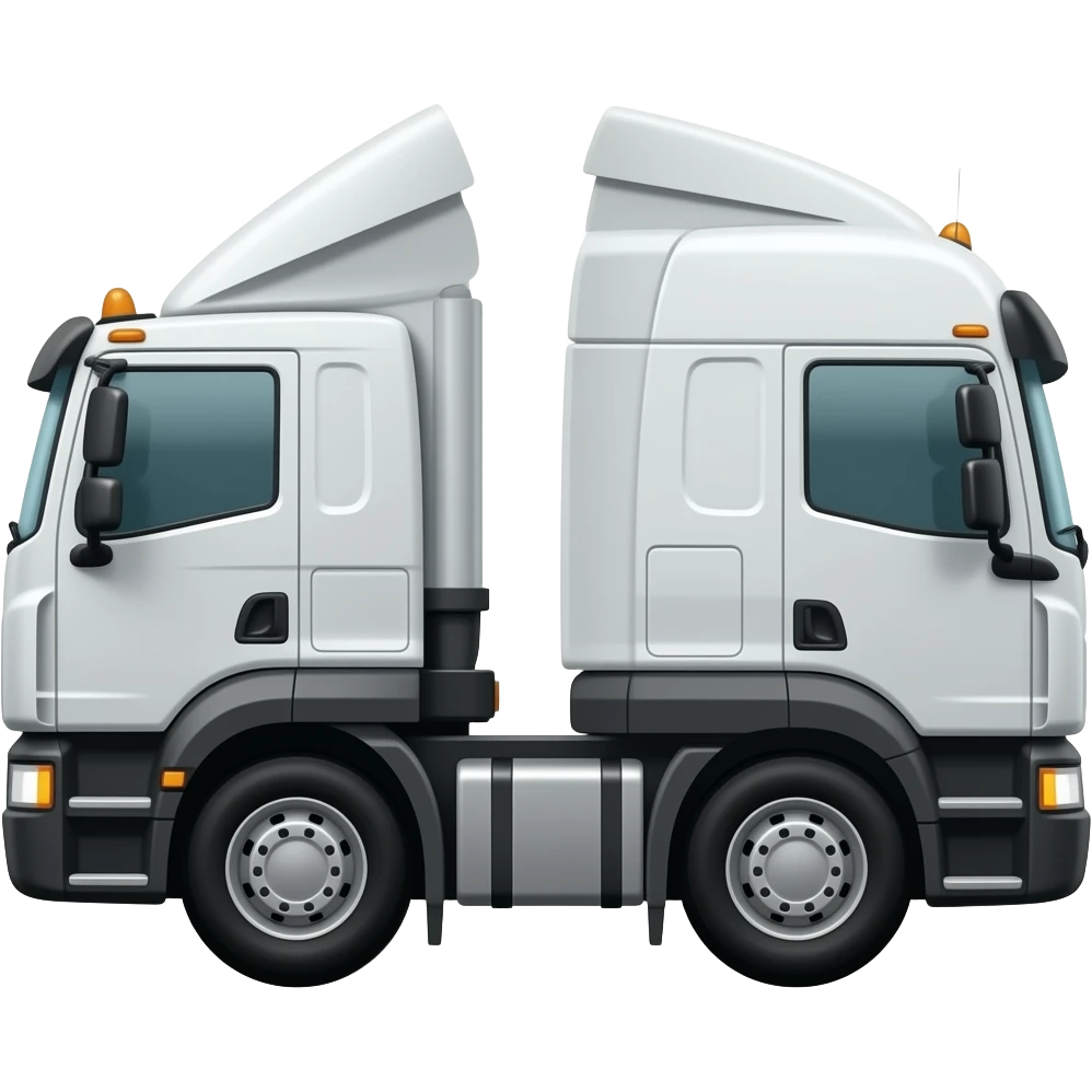 Car carrier Truck side View emoji